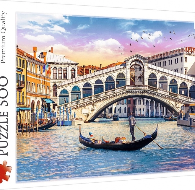 Puzzle 500 dielikov Most Rialto Benátky