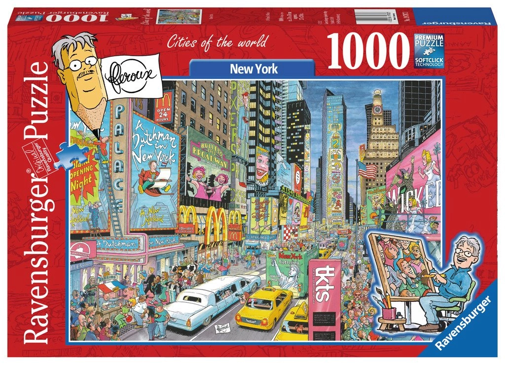 Puzzle Mesta: New York 1000 dielikov