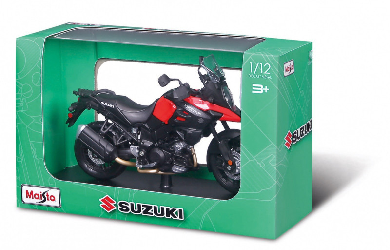 Maisto Motocykel Suzuki V-Strom so stojanom