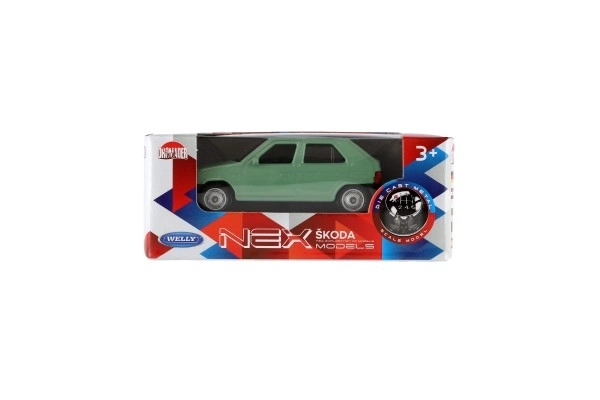 Auto Škoda v mierke 1:60 kov/plast 7cm mix druhov