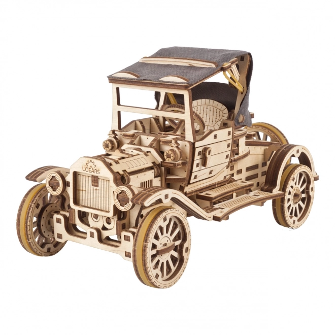 Ugears 3D Drevené Mechanické Puzzle Historický Automobil