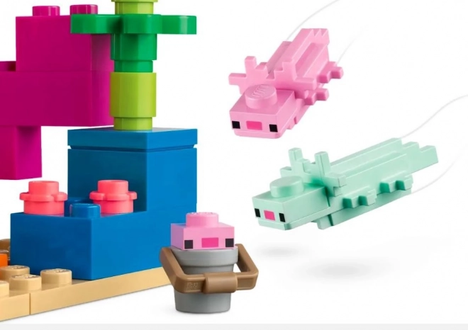 Lego Minecraft Domeček axolotlů