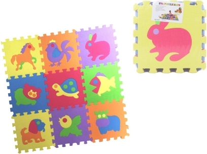 Penené puzzle zvieratká – 9 dielikov