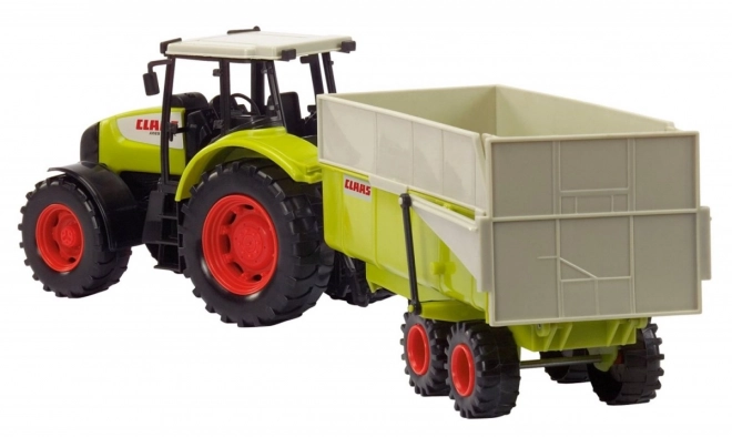 Traktor Claas Ares s prívesom