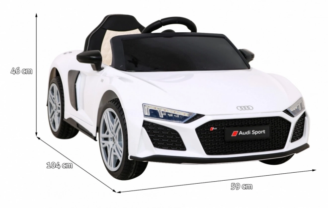 Elektrické autíčko Audi R8 Biele – Biele