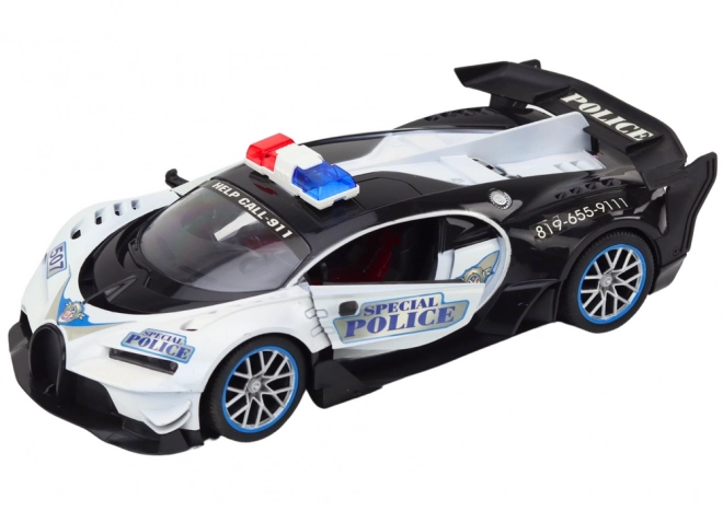 Auto RC Policajné 1:12 Biele