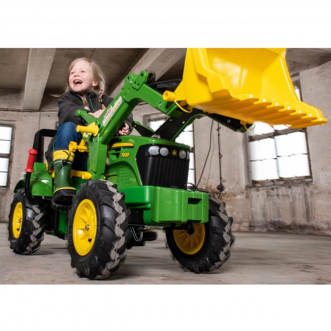 Šlapací traktor s lyžicou Rolly Toys John Deere 7930