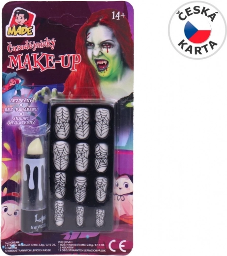 Halloweenská rúž – doplnok na párty a karneval