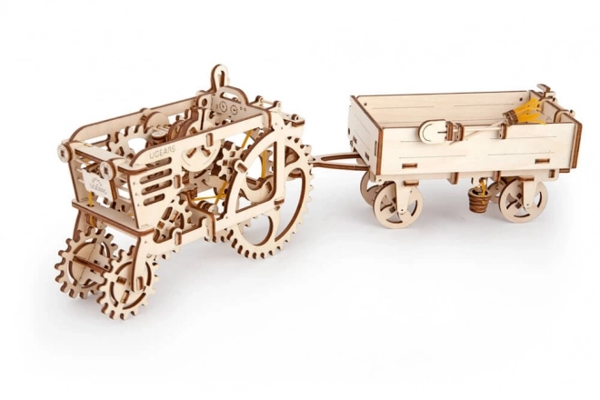 Ugears 3D puzzle - Vlečná loď 68 dielikov