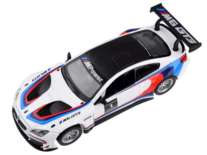 Kovový model športového auta BMW M6 GT3 v mierke 1:32