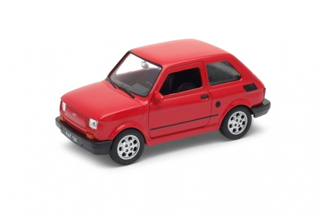 Model auta Fiat 126 Maluch 1:34 tmavomodrý