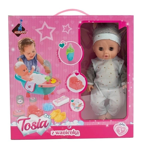 Bábika Tosia s vaničkou