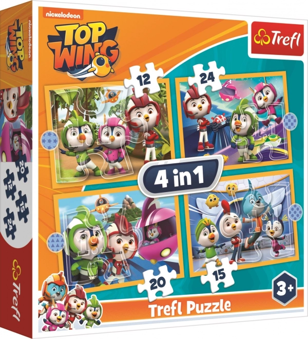 Trefl Puzzle Top Wing: Akadémia 4v1