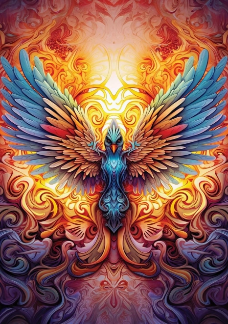 Puzzle Farebný Fénix 1000 dielikov