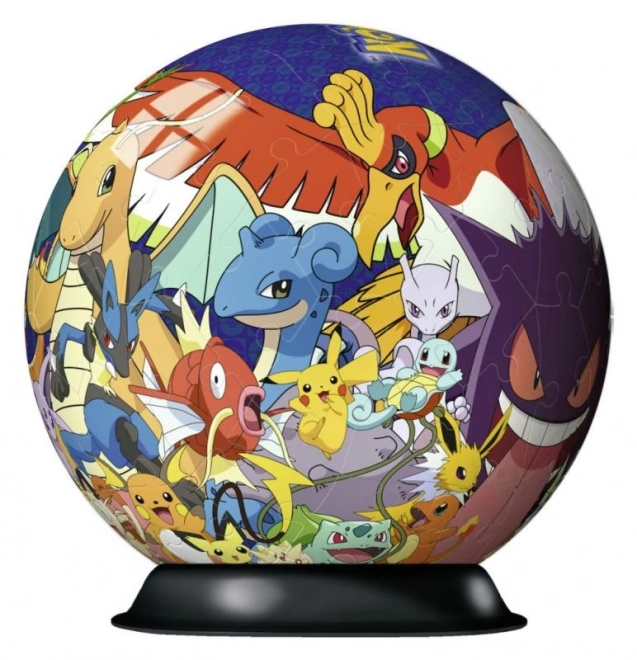 3D puzzle guľôčka Pokémon