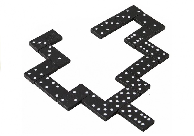 Domino v drevenej škatuľke s 28 kúskami