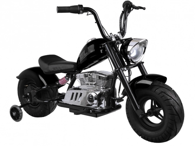 Elektrický motocykel Chopper pre deti – Čierna