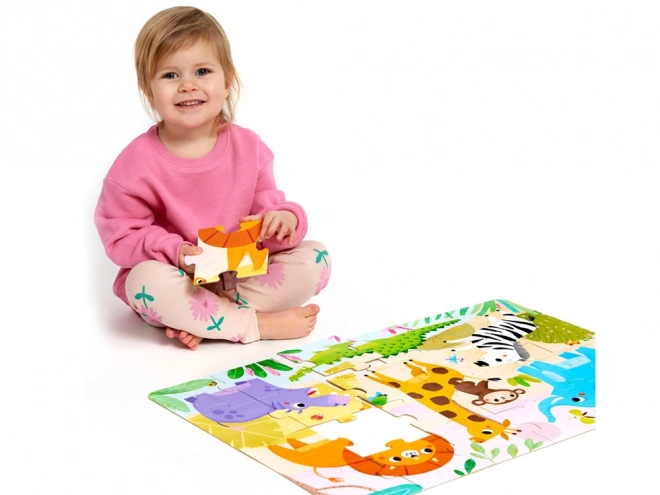 CzuCzu divoké puzzle Sawanna