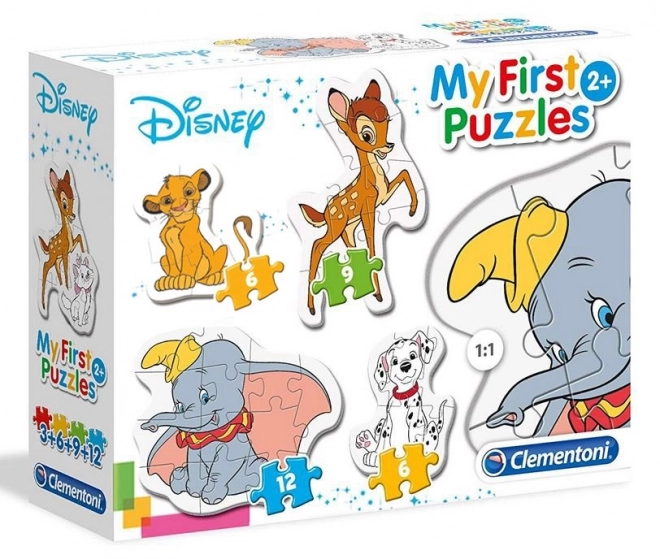 Clementoni moje prvé puzzle Disney mláďatká 4v1