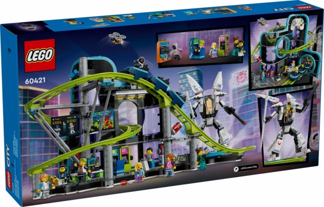 Lego City Park svet robotov s rollercoasterom