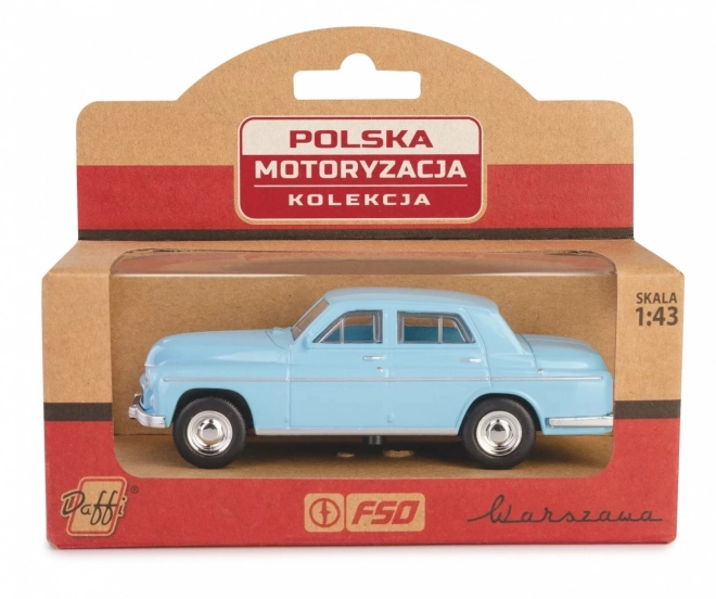 Model do auta PRL - Warszawa 223 modrá