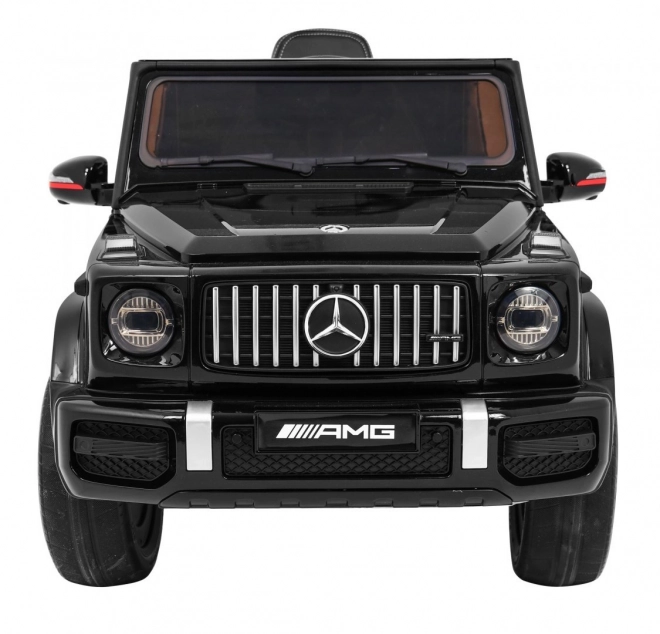 Čierny Mercedes AMG G63 pre deti s lakom