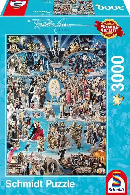 Puzzle Hollywood - Sieň slávy 3000 dielikov