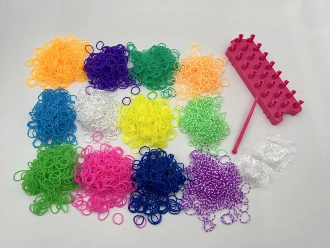 Kreatívna sada na výrobu náramkov Loom Bands