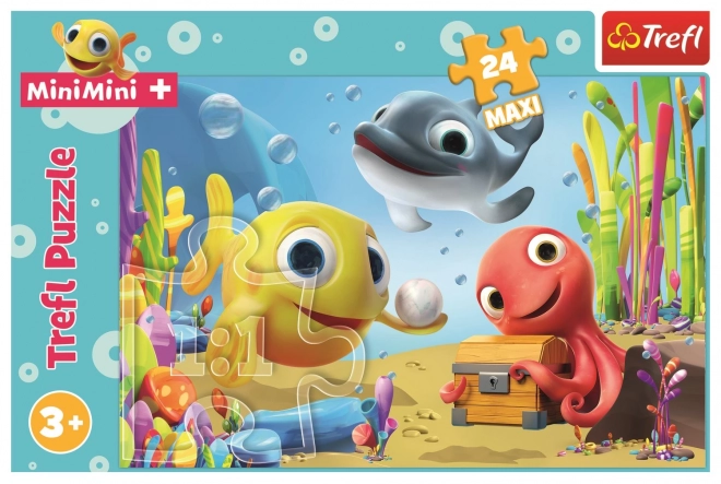 Trefl puzzle Rybka MiniMini MAXI 24 dielikov