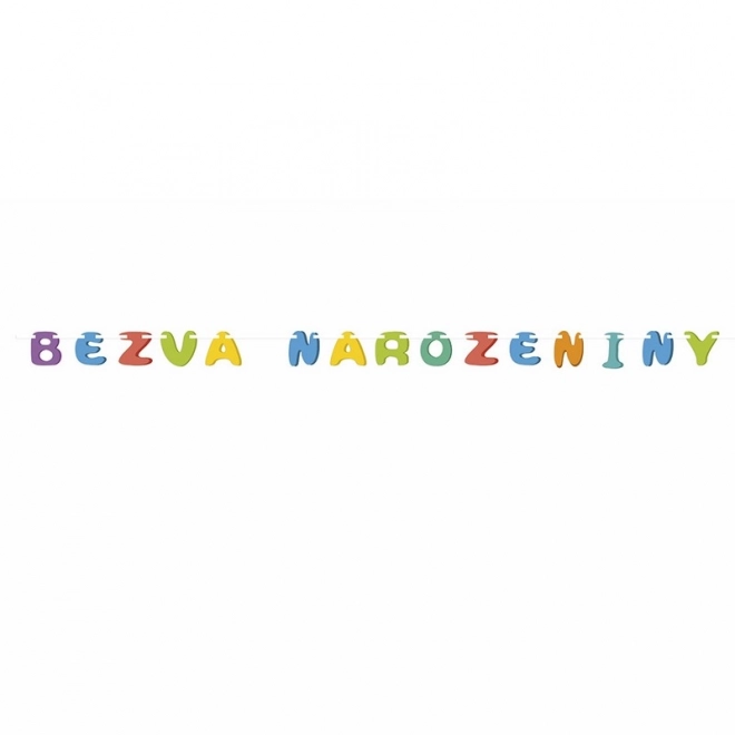 Girlanda Bezva narodeniny