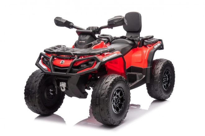 Elektrická detská štvorkolka Can-Am Outlander červená