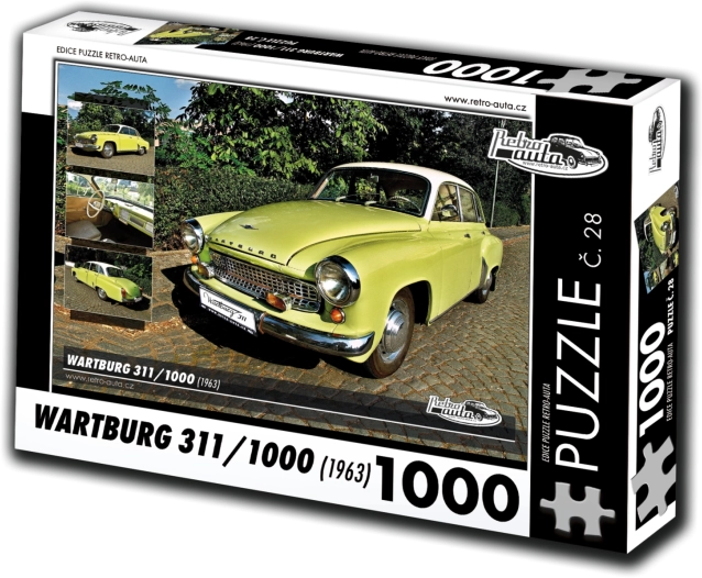 Puzzle RETRO-AUTA Wartburg 311 (1963) 1000 dielikov
