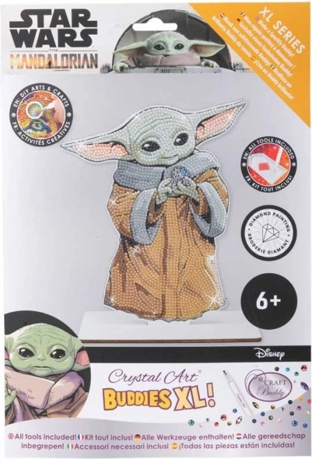 Diamantové maľovanie XL Star Wars: Grogu