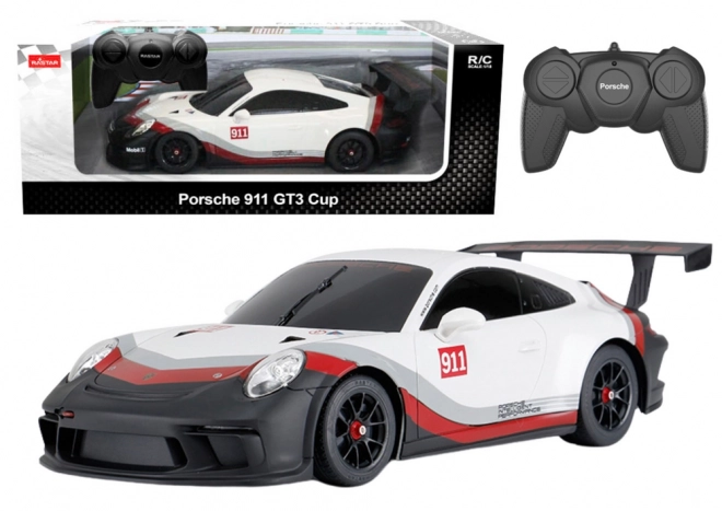 Rastar auto RC Porsche 911 GT3 bielo-sivé