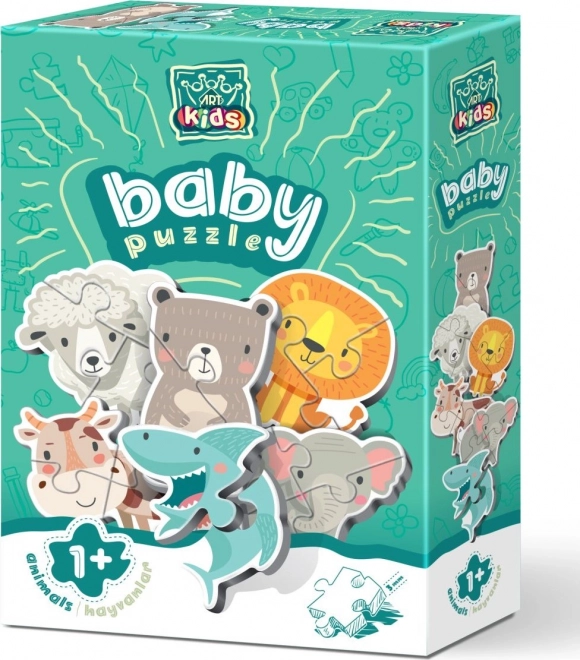 Baby puzzle zvieratá