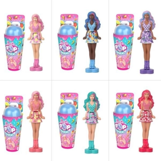 Barbie bábika Mini Barbieland Pop Reveal – prekvapenie v kelímku