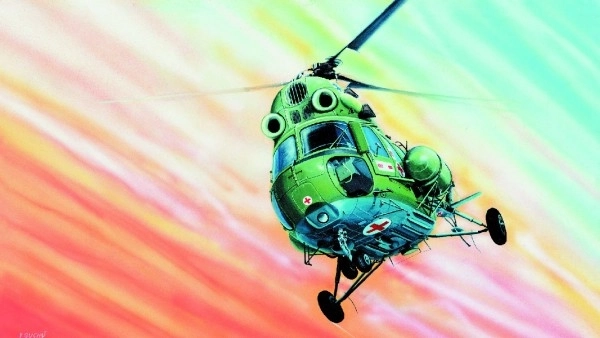 Stavebnica Vrtuľník Mi-2