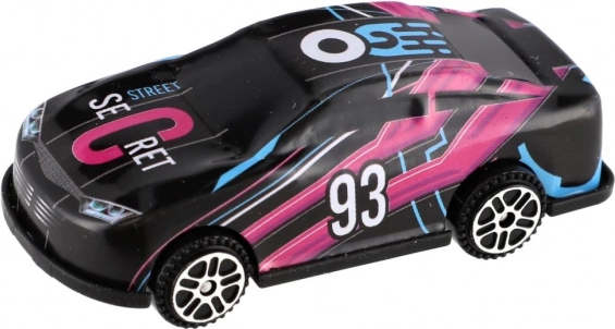 Mini pretekárske auto 6 cm mix farieb