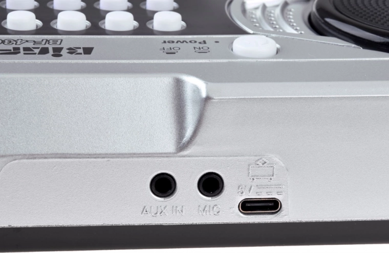 Spievajte a hrajte s AUX IN a mikrofónom