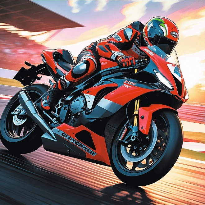 Trefl Puzzle Rýchly Motorkár 100 Dielov