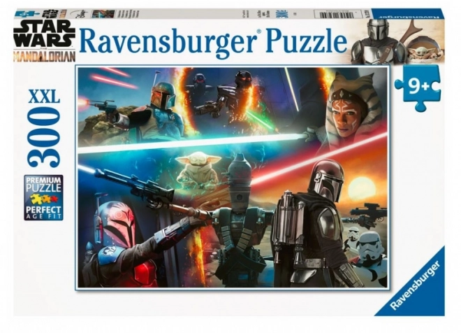 Puzzle Star Wars: Mandalorian - Křížová paľba XXL 300 dielikov