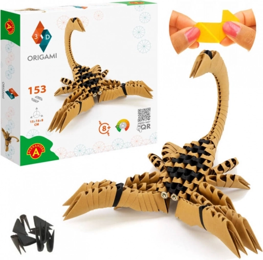 Alexander kreatívne origami 3D – škorpión