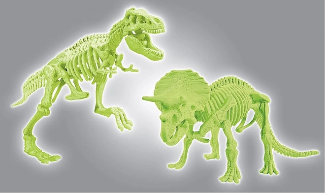 CLEMENTONI Science&Play ArcheoFun: T-Rex + Triceratops