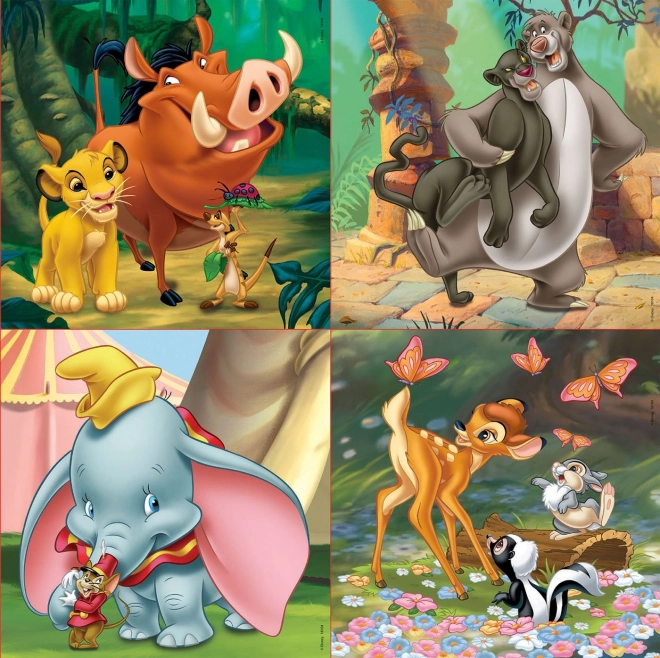 Educa Puzzle Disney rozprávky 4v1