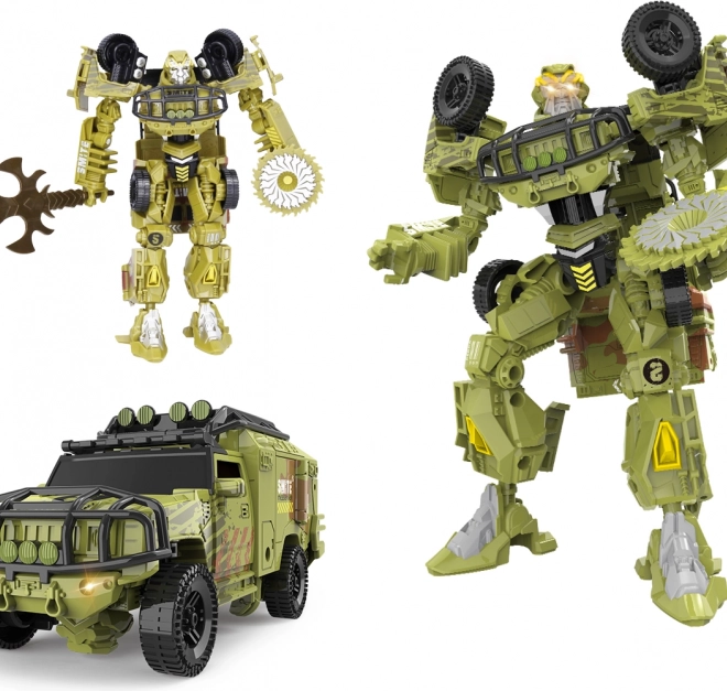 Autorobot s mečom 17 cm obrnené vozidlo