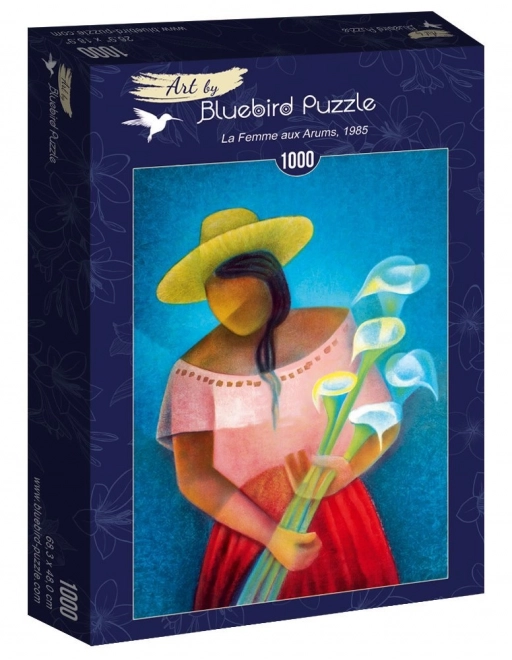 Bluebird puzzle žena s árony 1000 dielov