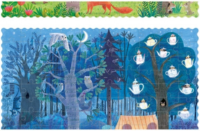 Londji vreckové puzzle deň v lese