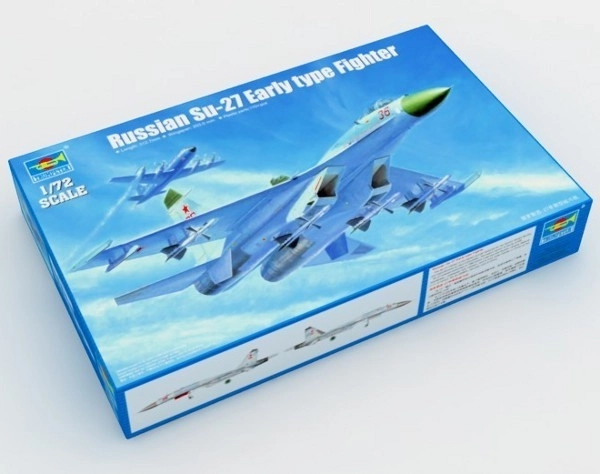 Model lietadla Su-27 ruského typu