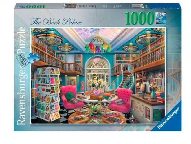 Ravensburger - Puzzle 1000 dielikov: Knižný palác