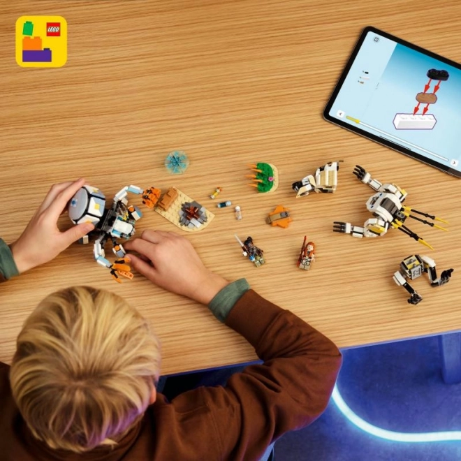 Lego Horizon Aloy a Varl proti krabohyzdu a kliešťozubu